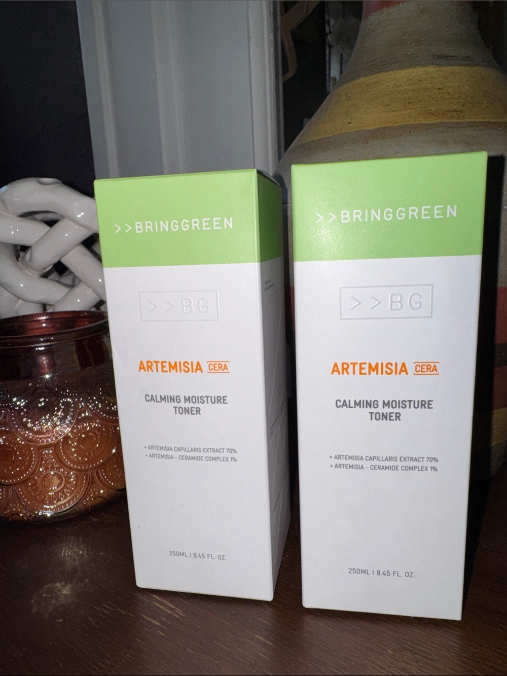 Artemisia Cera Calming Moisture Toner - Green/White lot of 2 New sealed